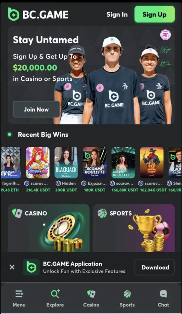 BC Originals on Mobile (Android & iOS)