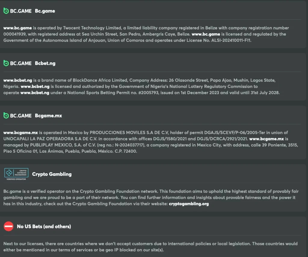 License & Regulation – Trustworthy Gaming on BC. Game